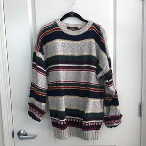 Stripped Dad Sweater